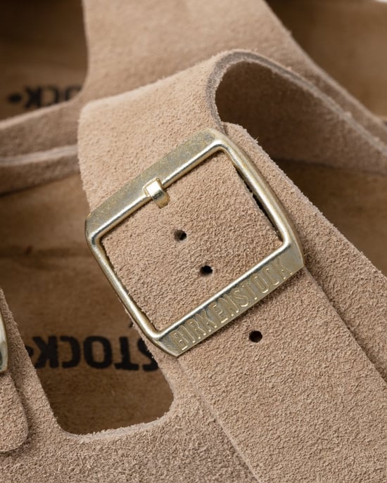 Two Buckle Adjustable Sandals in Beige - Image 3