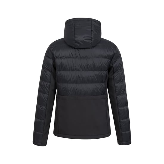 Mountain Warehouse Dames/Dames Turbine gewatteerde Soft Shell jas (Jet Zwart) - Image 2