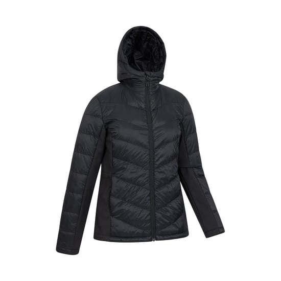 Mountain Warehouse Dames/Dames Turbine gewatteerde Soft Shell jas (Jet Zwart) - Image 3