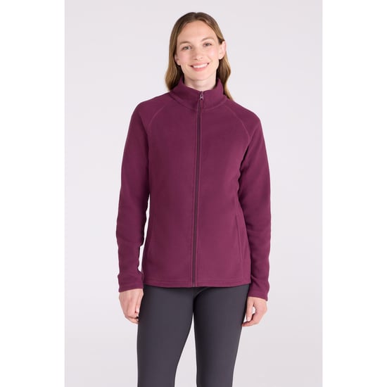 Mountain Warehouse Womens/Ladies Raso Fleece Jacket (Burgundy) - Image 1