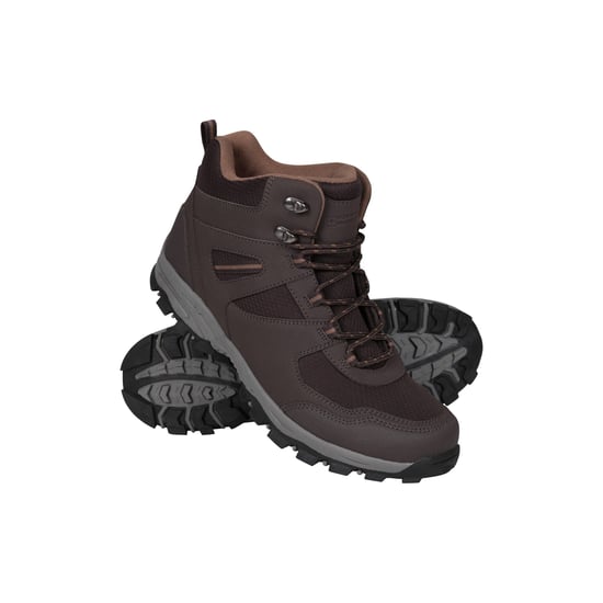 Mountain Warehouse Heren Mcleod Breed Wandelschoenen (Donkerbruin) - Image 1