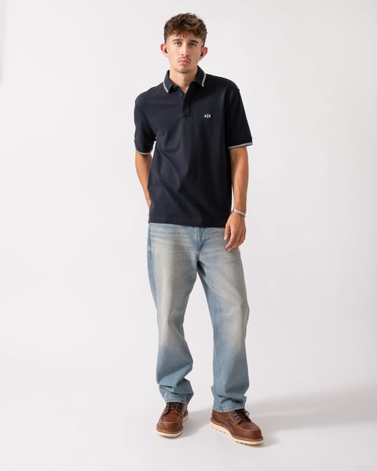XM001287-AF17321 Polo Shirt Polo Shirt in Dark Blue - Image 3