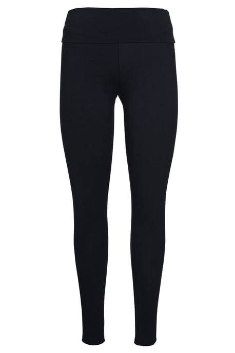 Frugi Women's Roll Top Maternity Leggings - Black - Image 1