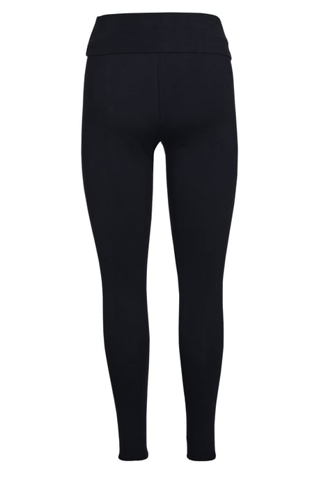 Frugi Women's Roll Top Maternity Leggings - Black - Image 2