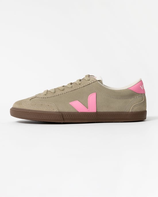 Volley Trainers in Sage Green - Image 2