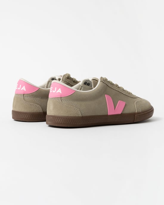 Volley Trainers in Sage Green - Image 3