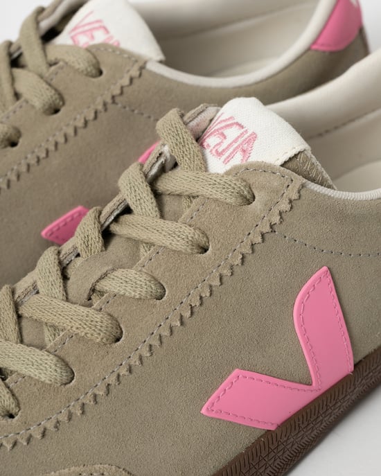 Volley Trainers in Sage Green - Image 5