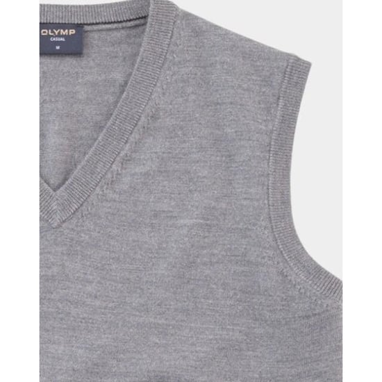 Olymp Spencer v-pullunder basic merino 533667/63 - Image 2