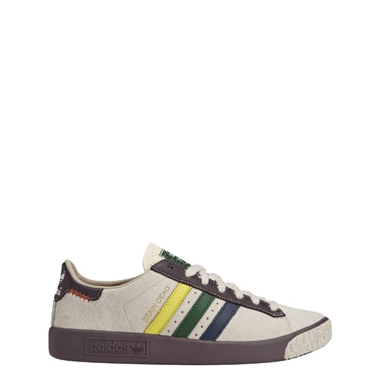 Men's adidas Originals Brain Deadforest Hills Black Branch Shoe in White - Image 1