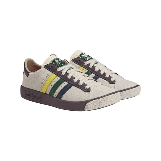 Men's adidas Originals Brain Deadforest Hills Black Branch Shoe in White - Image 6