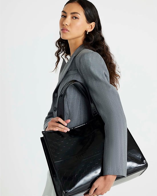 River Island Womens Shopper Bag Black Ri Embossed - Image 5