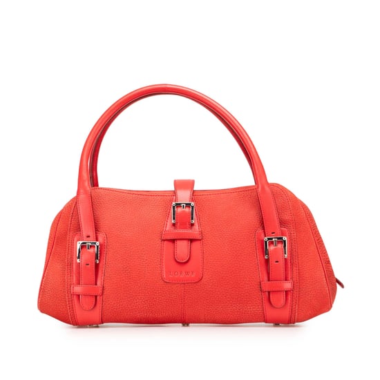 Leather Buckle Handbag - Image 1