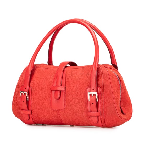 Leather Buckle Handbag - Image 2
