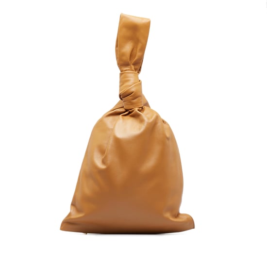 Twist Top Handle Leather Bag - Image 1