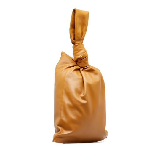 Twist Top Handle Leather Bag - Image 2