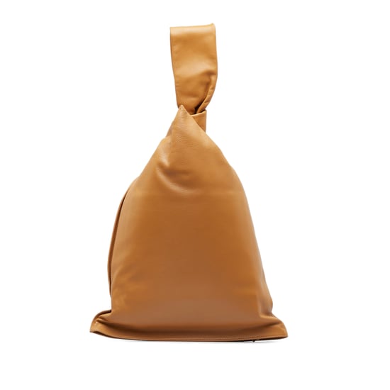Twist Top Handle Leather Bag - Image 3