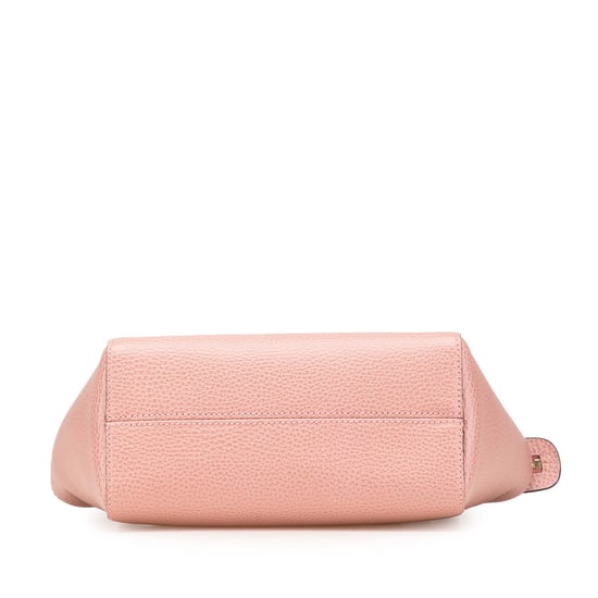 Gucci Liten Läder Tote - Image 4