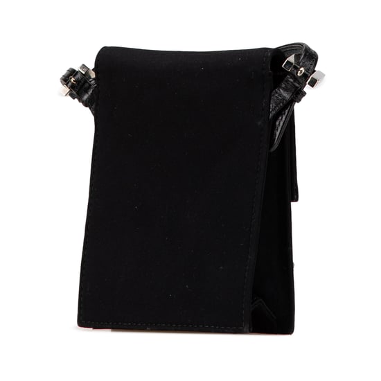 Black Canvas Crossbody Bag - Image 3