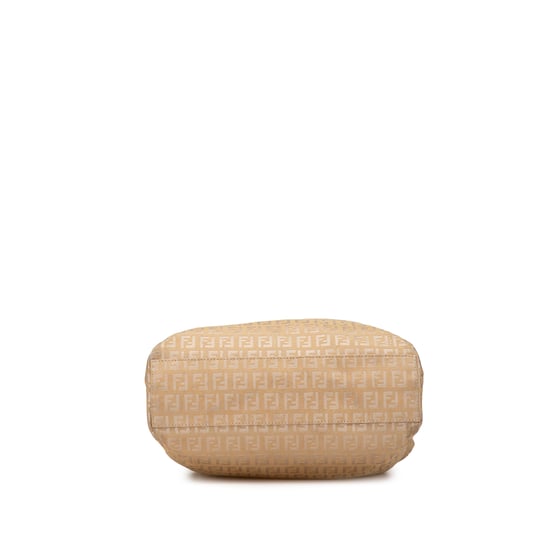 Beige Fendi Logo Schoudertas - Image 3