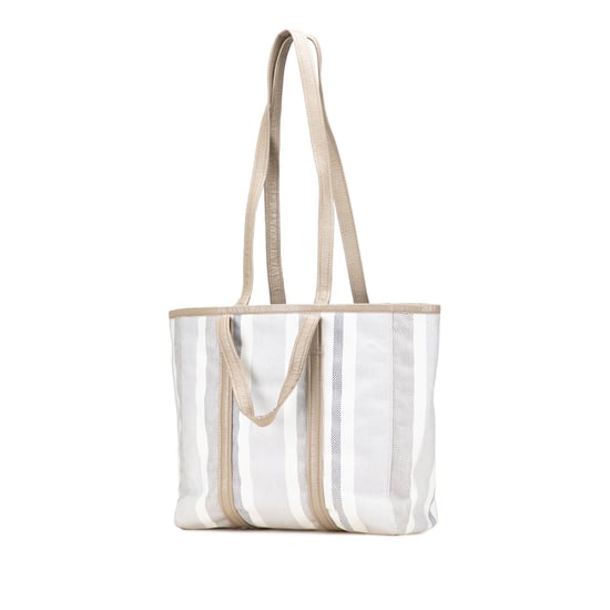 Striped Canvas Tote - Image 2