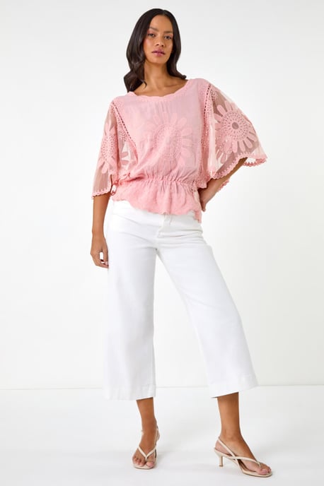 Butterfly Lace Blouse - Image 3