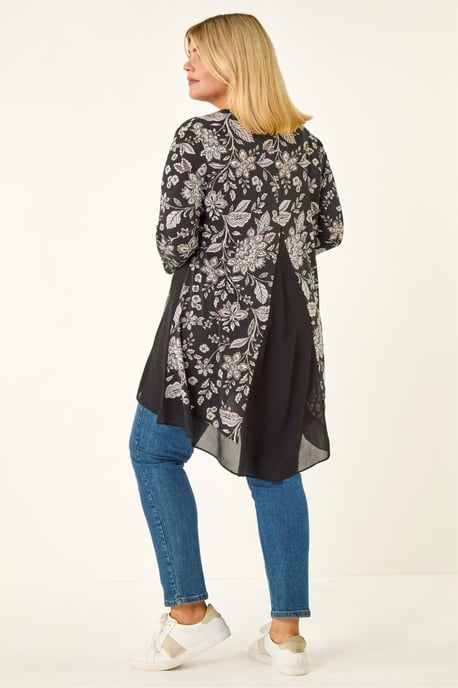Curve Floral High Low Top - Image 4