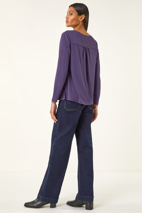 Cowl Neck Premium Stretch Top - Image 3