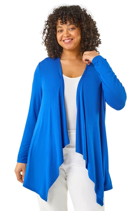 Curve Waterfall Longline Cardigan - Image 1