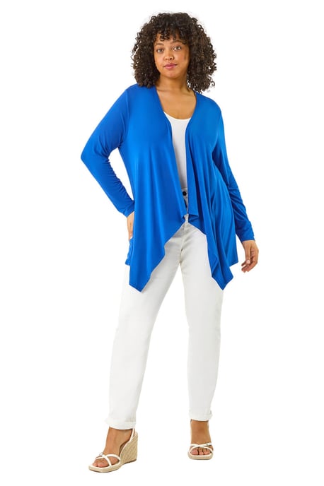 Curve Waterfall Longline Cardigan - Image 2