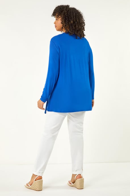 Curve Waterfall Longline Cardigan - Image 3