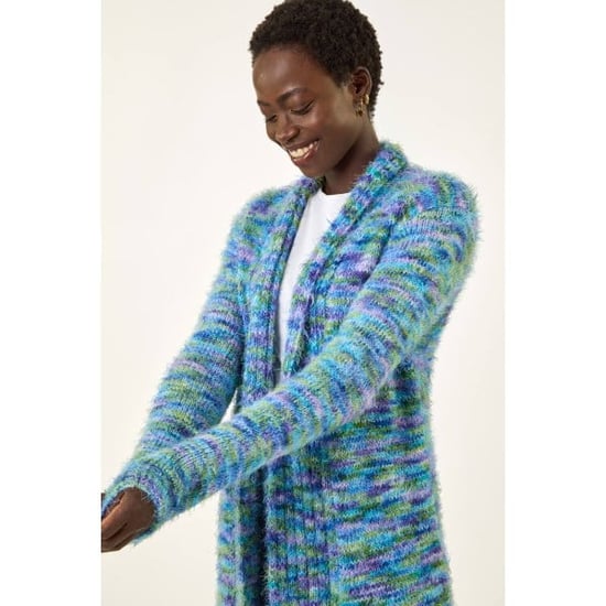 Fluffy Longline Cosy Cardigan - Image 2
