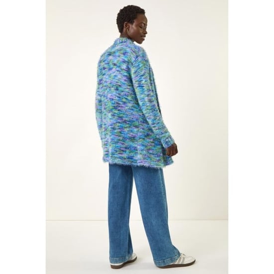 Fluffy Longline Cosy Cardigan - Image 4