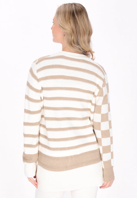 usha Vest vrouwen Wit Veelkleurig Beige - Image 4