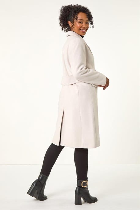 Petite Double Breasted Coat - Image 3