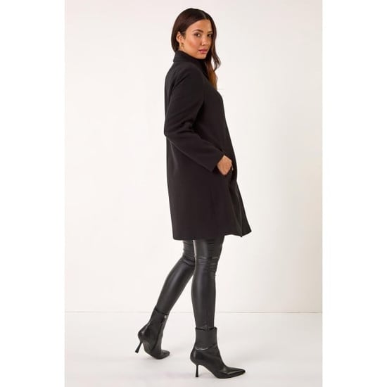 Buttoned Swing Coat - Image 4
