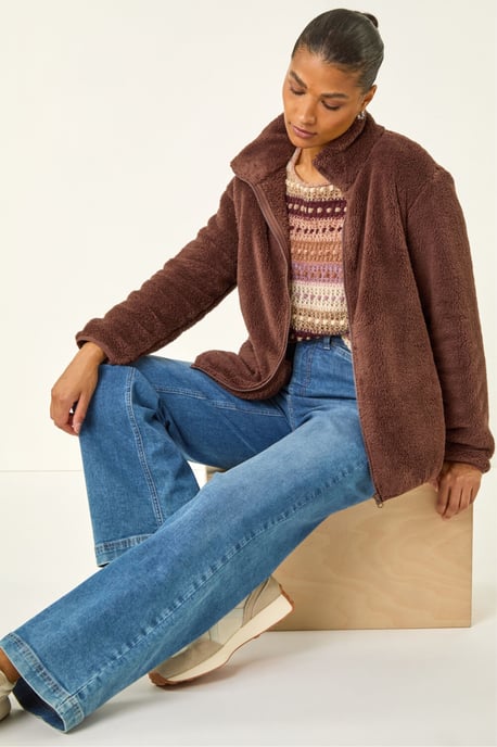 Soft Sherpa Fleece Jacket - Image 2