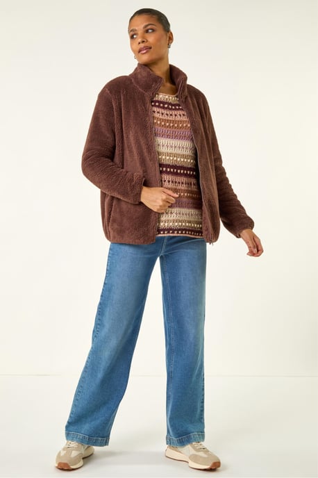 Soft Sherpa Fleece Jacket - Image 3