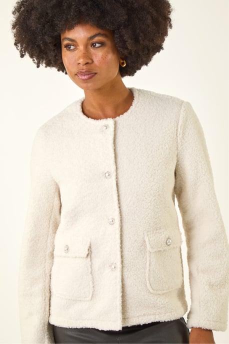 Cosy Boucle Fleece Jacket - Image 4