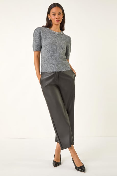 Diamante Jewelled Knit Jumper - Image 3