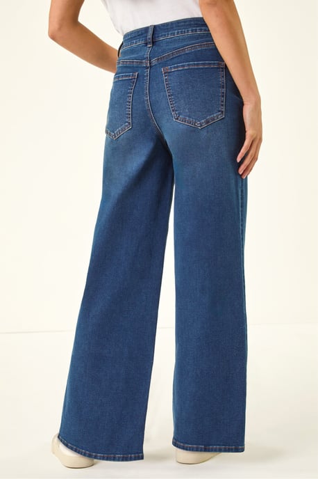 Petite Wide Leg Jeans - Image 4