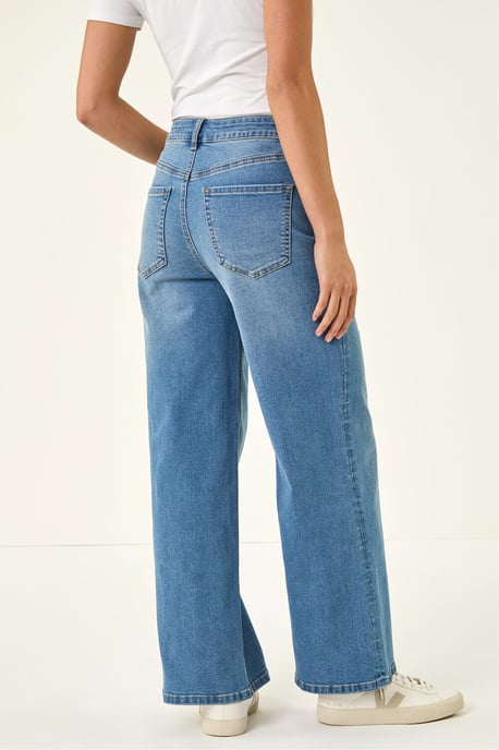Petite Wide Leg Jeans - Image 4