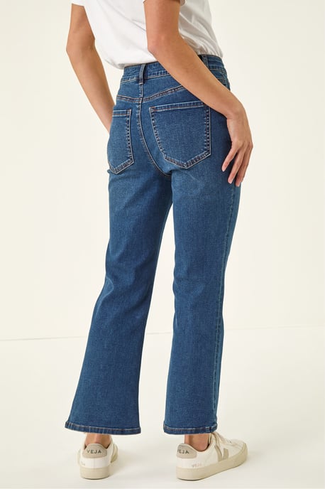 Petite Boocut Cropped Jeans - Image 4