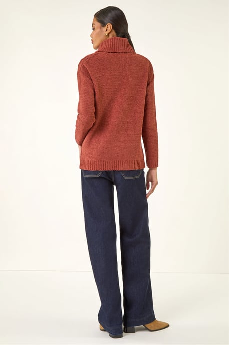 Chenille Roll Neck Knit jumper - Image 4