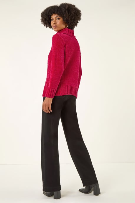 Chenille Roll Neck Knit jumper - Image 4