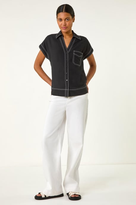 Constrast Stitch Shirt - Image 3