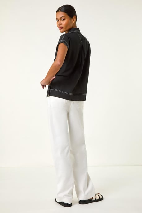 Constrast Stitch Shirt - Image 4