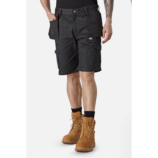 Dickies Redhawk Pro Arbetspolyester Herr Svarta Arbetsshorts - Image 2
