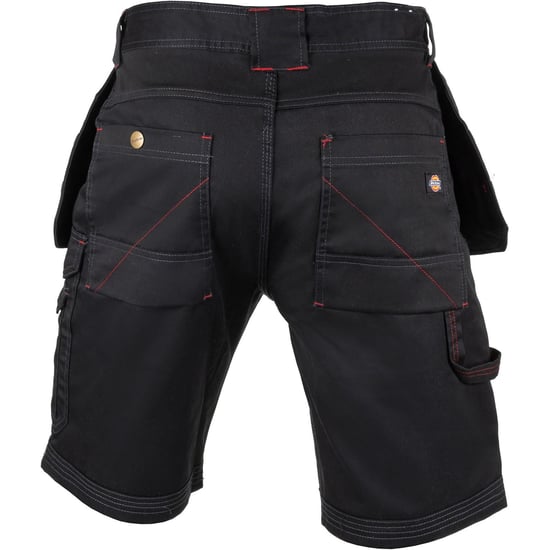 Dickies Redhawk Pro Arbetspolyester Herr Svarta Arbetsshorts - Image 5