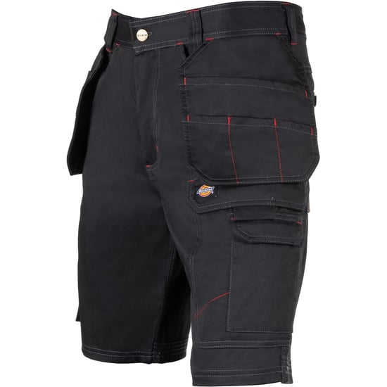 Dickies Redhawk Pro Arbetspolyester Herr Svarta Arbetsshorts - Image 6