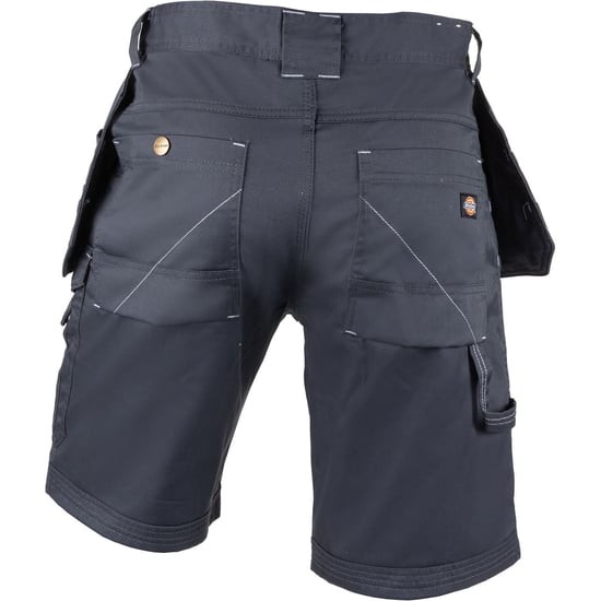 Dickies Redhawk Pro Arbets Polyester Herr Grå Arbetsshorts - Image 5